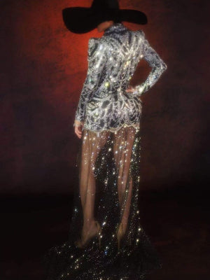 Dirty Diana Chandelier Fashion Blazer Dress