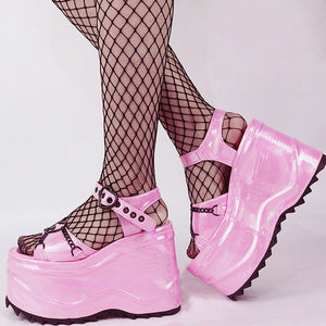 Spice Girl Barbie Platform Sandals