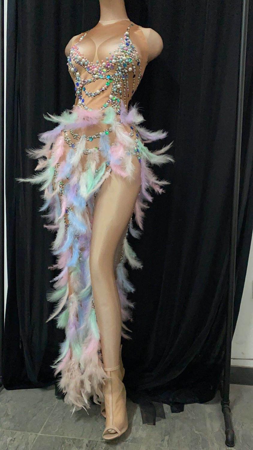 Unicorn Flamingo Feather Dress